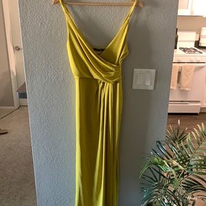 Boohoo yellow dress